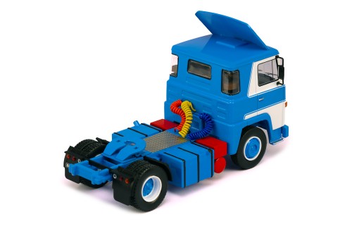 SCANIA LBT 141 1976 (with roof spoiler) Blue and White 