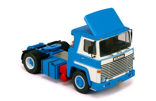 SCANIA LBT 141 1976 (with roof spoiler) Blue and White 