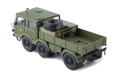 TATRA - 813 NVA 6x6 Truck Cassonato Double Cabine 3-Assi 1968 Military Green