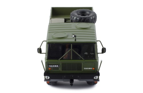 TATRA - 813 NVA 6x6 Truck Cassonato Double Cabine 3-Assi 1968 Military Green
