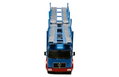 MAN (Car transporter with trailer) 1970 Blue and Red