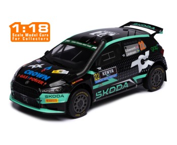 ŠKODA FABIA Rally2 (2023) #22 G.Greensmiith - J.Andersson Winner WRC2 Safari Rally Kenya 2024 