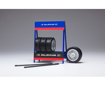 SET of 4 WHEELS 1/18 - Alpina