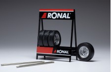 SET OF 4 WHEELS 1/18 - RONAL X PACK