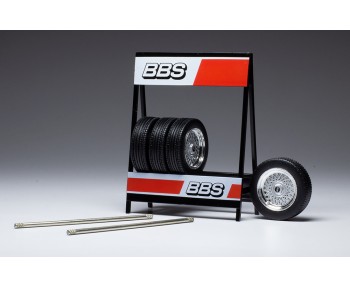 SET of 4 WHEELS 1/18 - BBS Silver