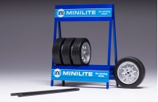 SET of 4 WHEELS 1/18 - Mini Lite (III) - Silver
