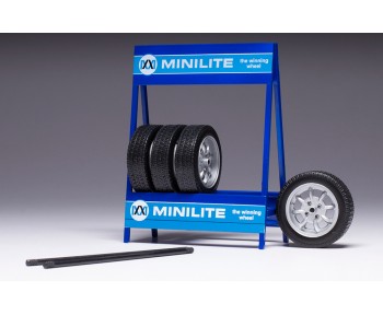 SET of 4 WHEELS 1/18 - Mini Lite (III) - Silver