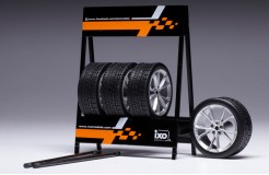 SET of 4 WHEELS 1/18 - Hyundai N type Wheels - Silver