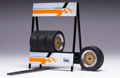 SET of 4 WHEELS 1/18 - Lada VFTS Wheels type 2 - Metallic Grey