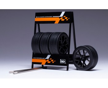 SET of 4 WHEELS 1/18 - RS3 Wheels - Black