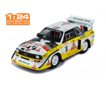 AUDI Sport Quattro S1 #6 H.Mikkola - A.Hertz Rallye Monte-Carlo 1986