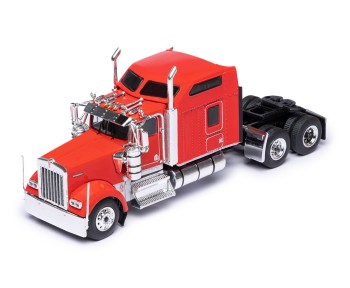 KENWORTH W900 1990 Black (with big sleeper) - Red
