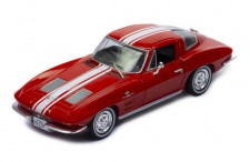 CHEVROLET Corvette Stingray 1963 Red and White