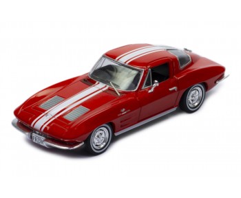 CHEVROLET Corvette Stingray 1963 Red and White
