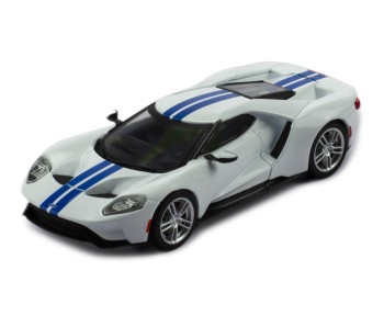 FORD GT 2017 White with Blue stripes