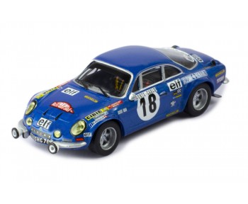ALPINE RENAULT 1800S #18  J-C.Andruet - M.Petit Winner Rallye Monte-Carlo 1973 with Figurines