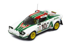 Lancia Stratos HF #10 S. Munari-S. Maiga Winner Rallye Monte Carlo 1976 with Figurines