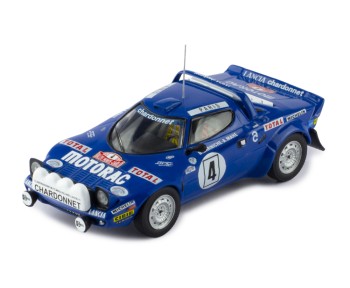 LANCIA STRATOS HF #4 B.Darniche-A.Mahe Winner Rallye Monte-Carlo 1979 with Figurines 