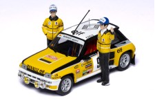 RENAULT 5 TURBO #9 J.Ragnotti - J.M.Andre Winner Rallye Monte-Carlo 1981 with Figurines