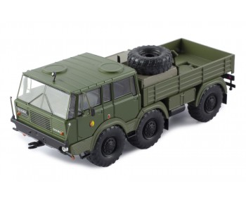 TATRA - 813 NVA 6x6 Truck Cassonato Double Cabine 3-Assi 1968 Military Green