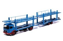 MAN (Car transporter with trailer) 1970 Blue and Red