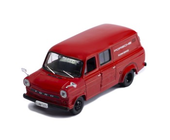 FORD TRANSIT MK I 1966 Porsche Racing Service Red