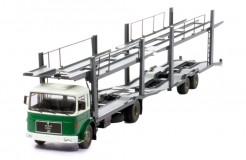 MAN (Car transporter with trailer) 1970 Green and White